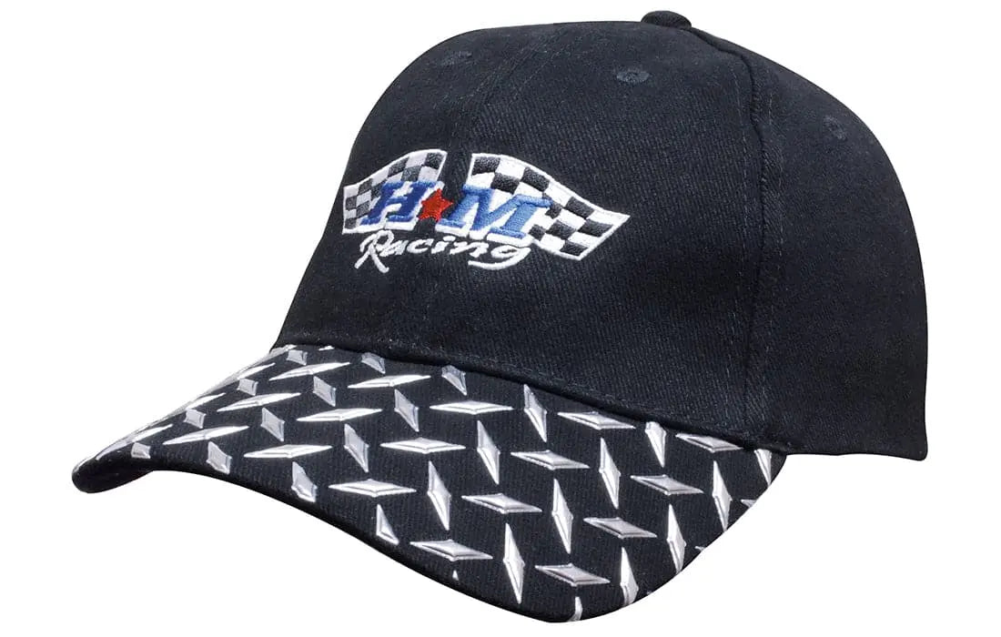 Headwear Cap With Checker Plate Peak X12 - 4044 - City Workwear